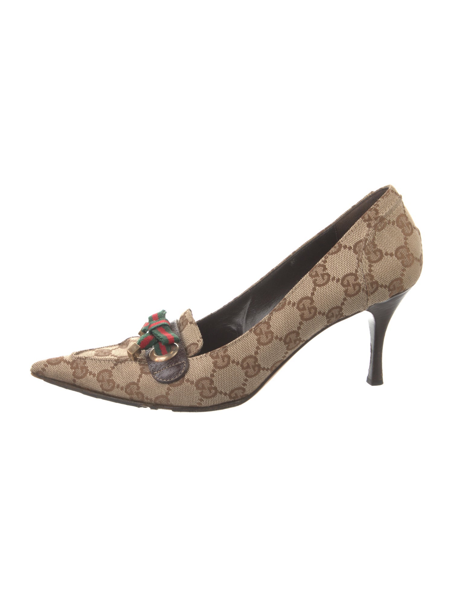 Gucci GG Canvas Canvas Pumps